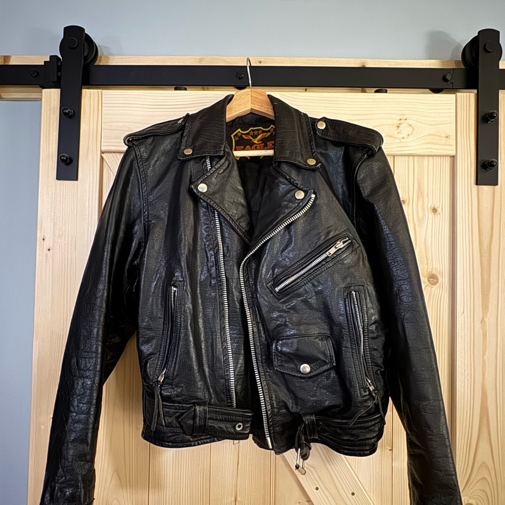 Classic Black Leather Jacket